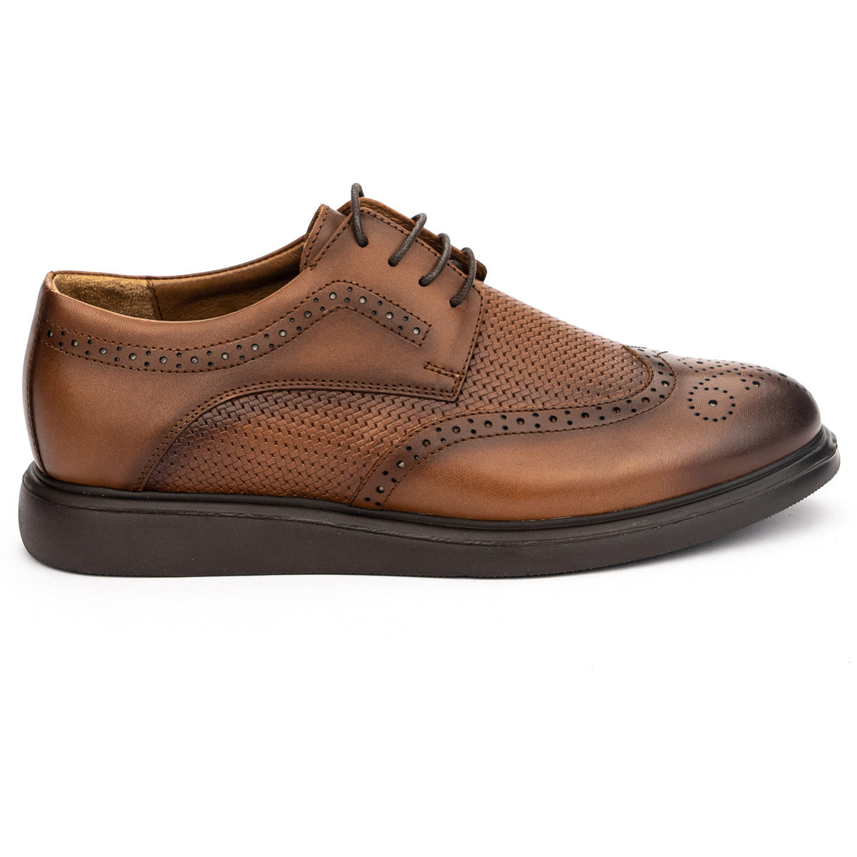 Pantofi barbati din piele naturala maro 7456 – Superlative.ro